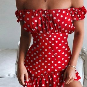 Polka Dot mini dress